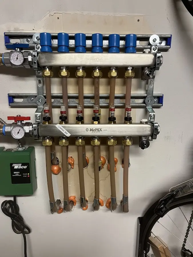 Plumber performing Leak Detection at a residential property in High Point